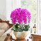32 Inch Artificial Phalaenopsis Flowers 6 Pcs Artificial Orchid Flowers Stem Plants for Home Décor (Purple)